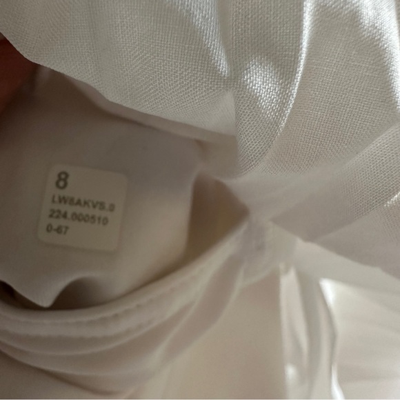 Lululemon Varsity High-Rise Pleated Tennis Skirt in White Size 8 - Picture 15 of 15